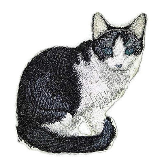 Custom Cat Portraits[Trixie Cat] Embroidered Iron On/Sew patch [4.5" x 4"]]