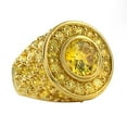 thumbnail image 1 of Custom Centerstone Lemonade CZ Bling Bling Ring (12), 1 of 1