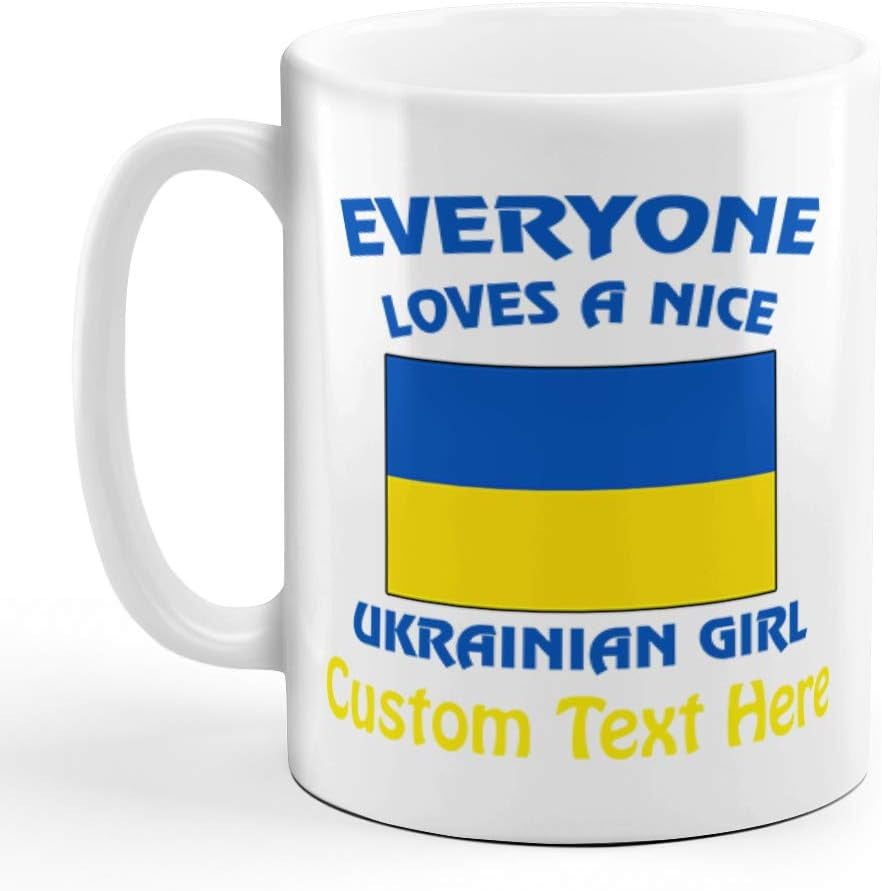 CafePress Ukrainian Flag Ceramic Mug 11 Oz - Dishwasher Safe Coffee Cup With Vibrant Print