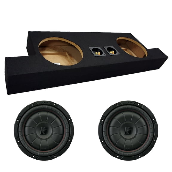 Custom Chevy Colorado 04-12 Crew Cab Truck Dual 10" Kicker Cvt Subwoofer Box New