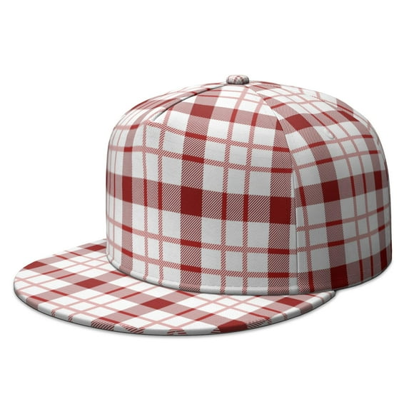 Custom Christmas Printed Flat Baseball Cap – Adjustable Snapback Hat with Flat Bill, Breathable and Durable, Personalized Design for Sports, Travel & Daily Wear