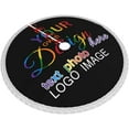 thumbnail image 1 of Custom Christmas Tree Skirt 36", Personalized Xmas Tree Skirt with Photo Logo Image Text, Xmas Tree Skirts Mat for Holiday Home Farmhouse Party Tree Decorations., 1 of 5