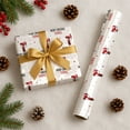 thumbnail image 1 of Custom Christmas Wrapping Paper, Personalized Wrapping Paper Rolls with Santa Claus Gingerbread Christmas Tree, 1 of 8