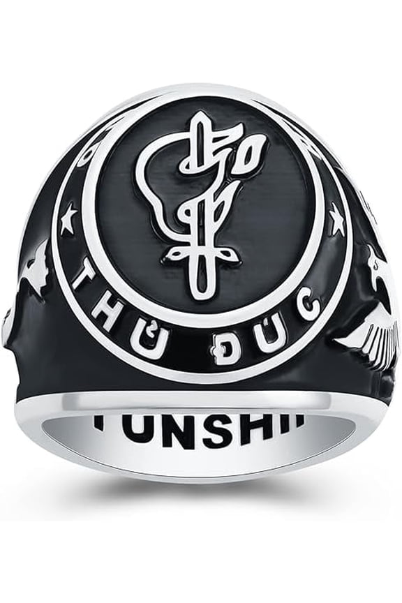 Custom Class Rings Fully Personalized Class Rings for Women Gold Plated Class Rings 925 Sterling Silver Rings Women's Class Rings Class Rings for Women High School Size 5-15 College Rings for Women