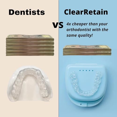 Custom Clear Dental Retainers Upper & Lower Retainers At Home Kit For