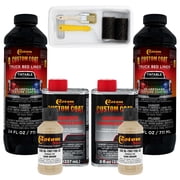 Custom Coat 30277 Sand Brown T95 Urethane Roll-On, Brush-On or Spray-On Truck Bed Liner, 2 Quart Kit with Roller Applicator Kit