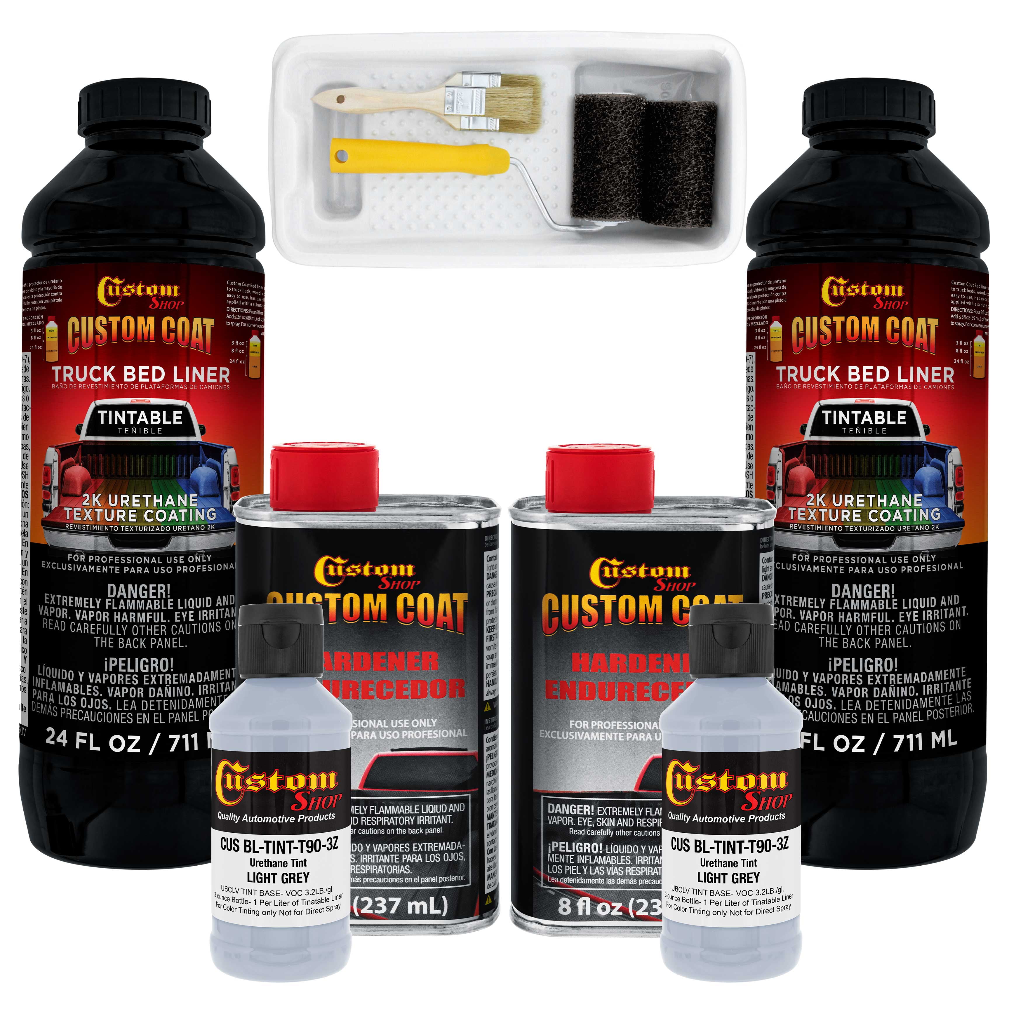 Custom Coat 36375 Light Gray T9 Urethane Roll-On, Brush-On or Spray-On ...