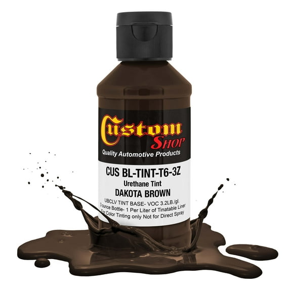 Custom Coat 3oz. (Dakota Brown Color) Urethane Tint Concentrate for Tinting Truck Bed Liner Coatings
