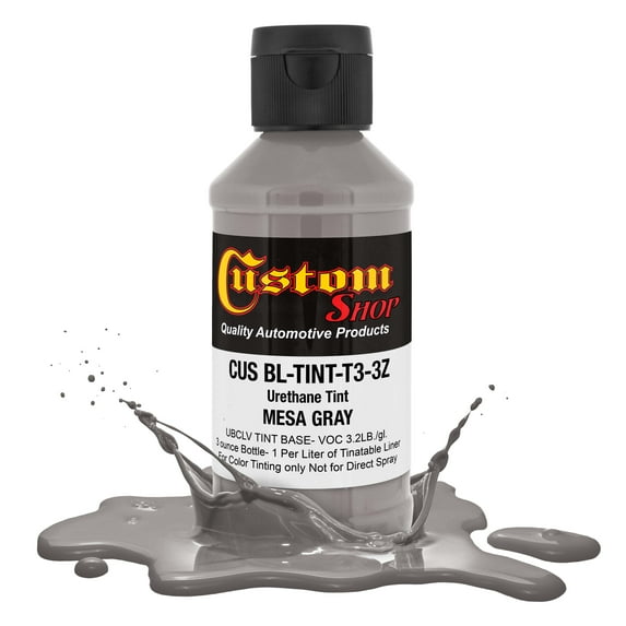 Custom Coat 3oz. (Mesa Gray Color) Urethane Tint Concentrate for Tinting Truck Bed Liner Coatings