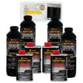 thumbnail image 1 of Custom Coat Black 1 Gallon Urethane Roll-On, Brush-On or Spray-On Truck Bed Liner Kit with Roller and Brush Applicator Kit - 3 to 1 Mix Ratio, 1 of 8