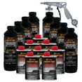 thumbnail image 1 of Custom Coat Black 2 Gallon (8 Quart) Urethane Spray-On Truck Bed Liner Kit with Spray Gun - Easy 3 to 1 Mix Ratio, Just Mix, Shake and Shoot It, 1 of 6