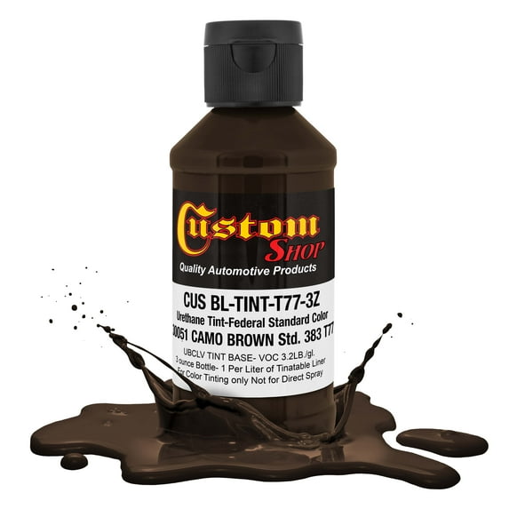 Custom Coat Camo Series 3oz. (Camo Brown Federal Standard Color #30051) Urethane Tint Concentrate for Truck Bed Liner