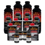 Custom Coat Charcoal Metallic 1 Gallon Urethane Spray-On Truck Bed Liner Kit -Easy Mixing , Prevent Stop Rust