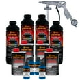 thumbnail image 1 of Custom Coat Safety Blue 1 Gallon Urethane Spray-On Truck Bed Liner Kit with Spray Gun - Easy Mixing, Shake, Shoot It, 1 of 8