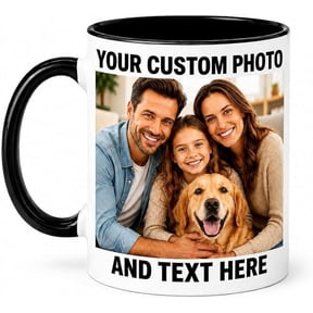 Custom Coffee Cup With Photo, Text Or Logo, Personalized & Customized, AURORAVALLEY, 11oz-15oz Mug