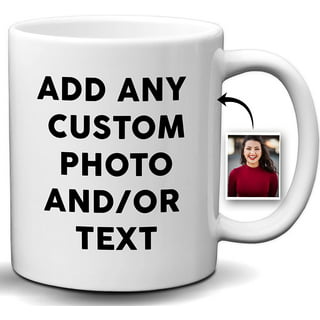 DIY Photo Mug Hot Water Transfer Outside Color Ceramic Cup Customize LOGO  TEXT Pattern Picture New Year Gift Christmas Present