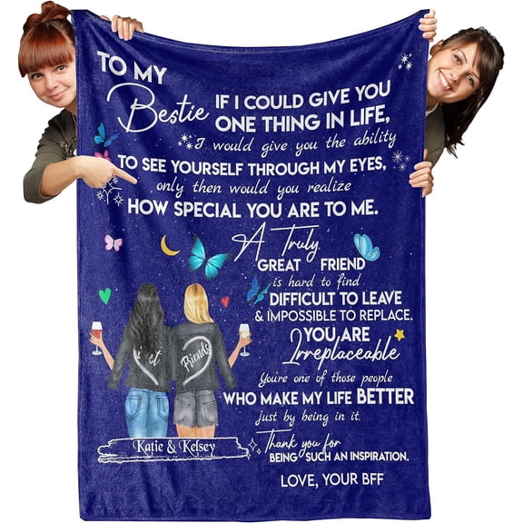 Custom Collage Blanket - Print Your Pictures (10 Photos) - Personalized Collage Throw Fleece Blanket for Christmas, Boyfriend, Girlfriend