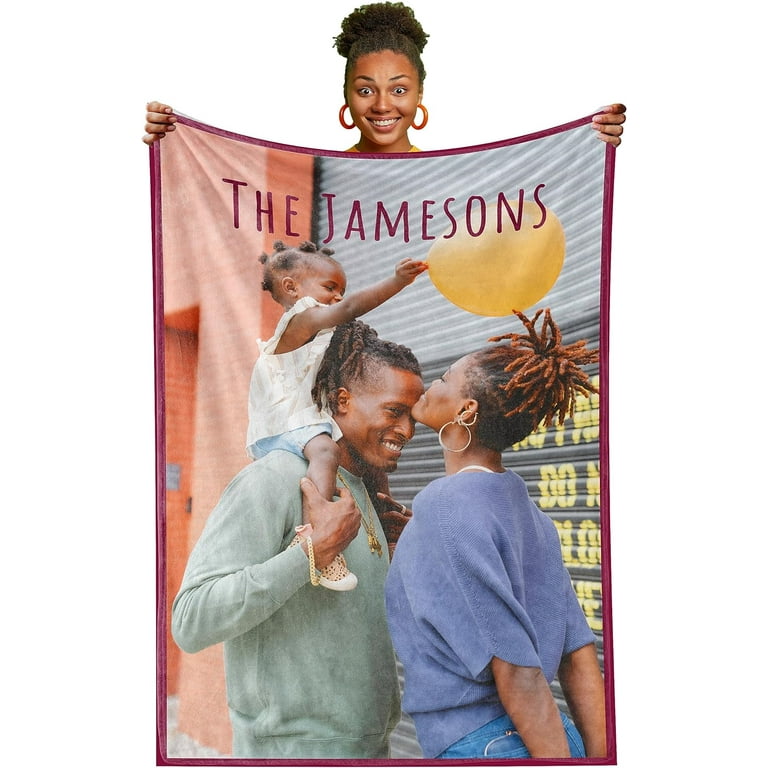 Custom picture collage blankets sale