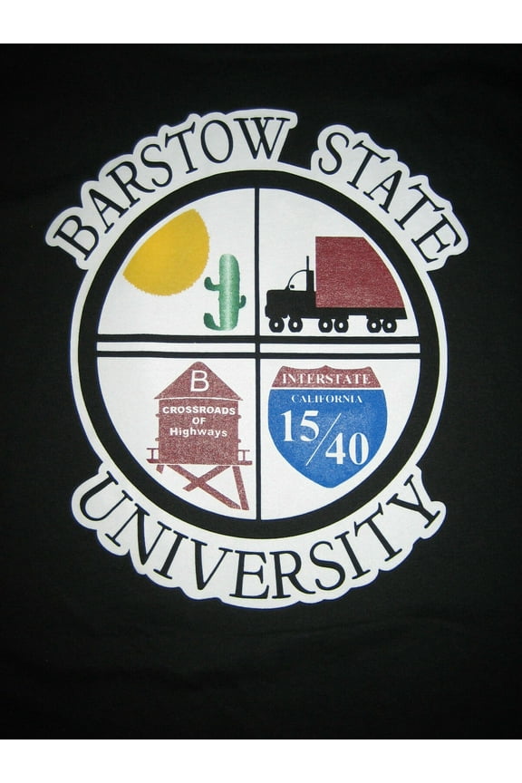 Custom College T Shirt Barstow State University Funny Cool New W/O Tags S M L XL