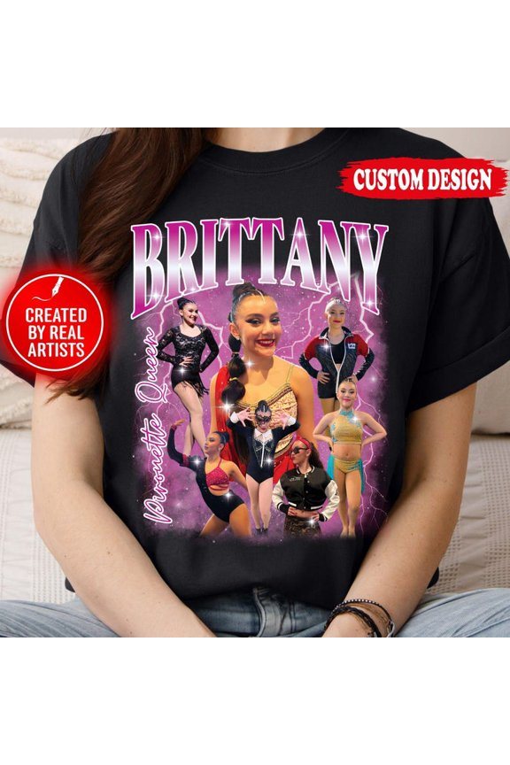 Custom Comfort Colors Dance Mom Bootleg Shirt with Photo, Dance Team Shirt, Best Mom Bootleg Shirt, Proud Dance Mom, Cheerleader Shirt