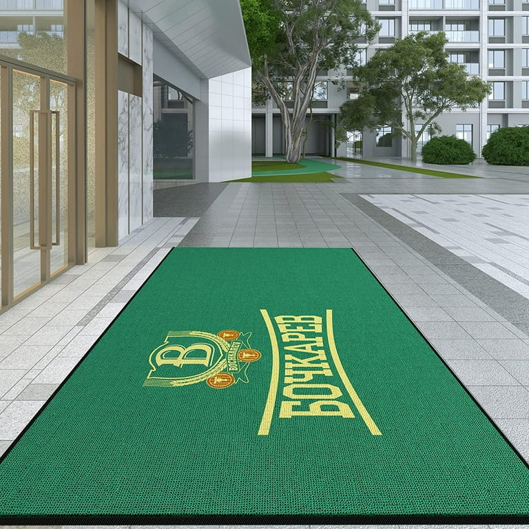 Custom Commercial Grade Area Rug with Any Size Color Logo Shape Floor  Entryway Door Mat Welcome Carpet for Home Indoor Outdoor Runner Washable  Ruggable Non Slip 2 