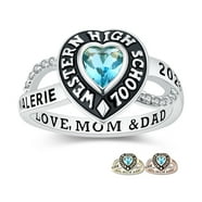 Keepsake Personalized Family Jewelry Birthstone Romp Mother's Ring in ...