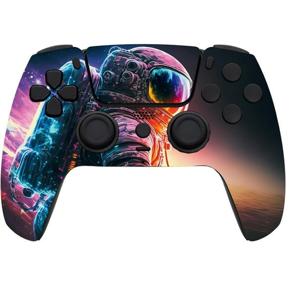 Custom Controllerzz Astronaut Modded Wireless Custom Controller for PS5 - Compatible With All Shooting Games - Rapid Fire, Dropshot, Akimbo & More (Astronaut)