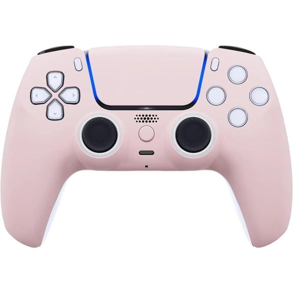 Custom Controllerzz Modded Wireless Custom Controller for PS5 - Compatible With All Shooting Games - Rapid Fire, Dropshot, Akimbo & More (Baby Pink)