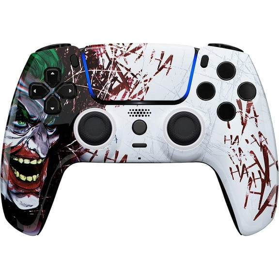 Custom Controllerzz Wireless Controller Compatible with PS5 - Multiple Designs Available (Jokester)