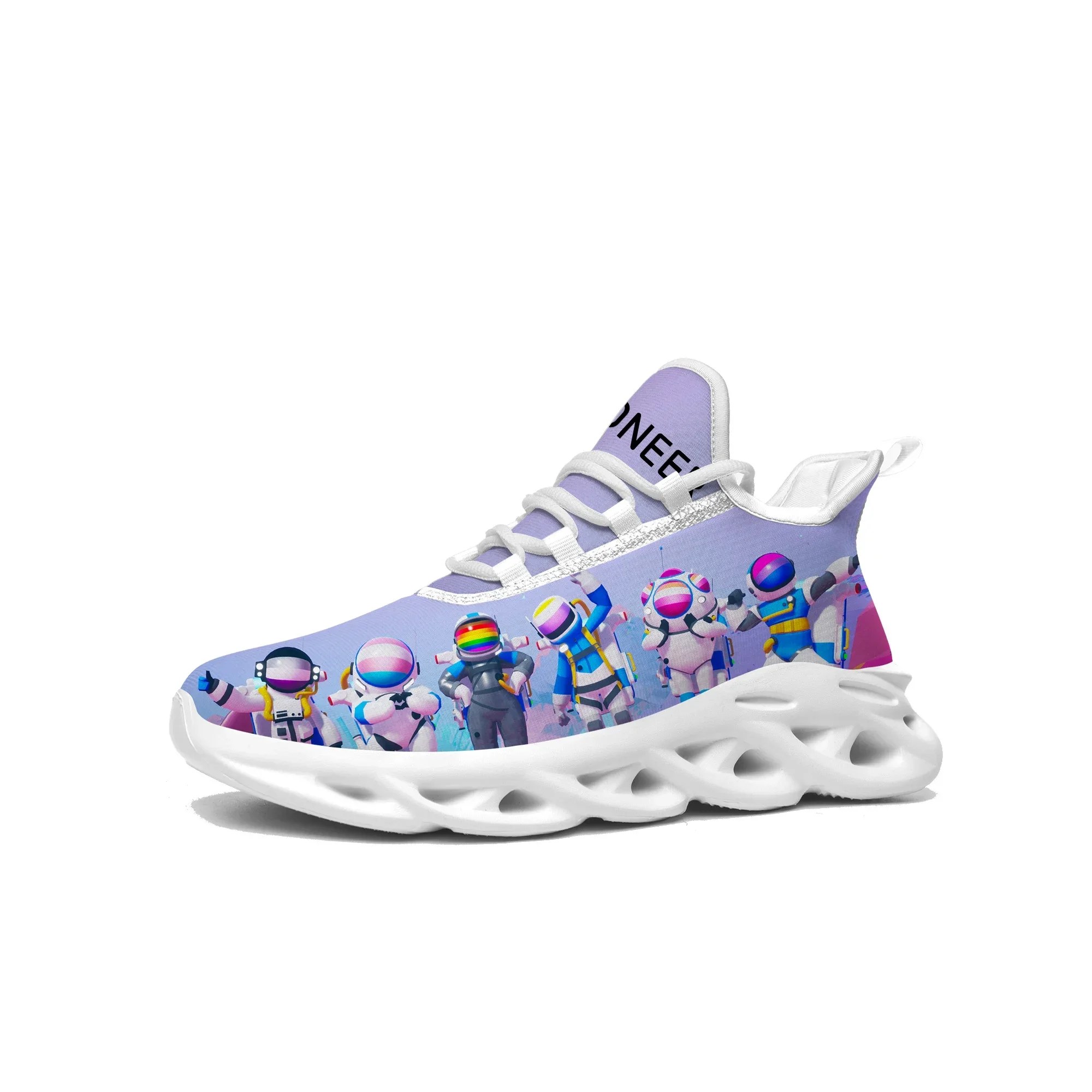 Personalized Girl and Dog Sneakers - Girl with up to 3 Dogs - NLWVKS