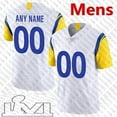 thumbnail image 1 of Custom Cooper Kupp Aaron Donald Football Jerseys Matthew Stafford Puka Nacua Kyren Williams Tutu Atwell Tyler Higbee Stetson Bennett Mens Womens Youth KIDS, 1 of 7