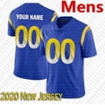 thumbnail image 1 of Custom Cooper Kupp Aaron Donald Football Jerseys Matthew Stafford Puka Nacua Kyren Williams Tutu Atwell Tyler Higbee Stetson Bennett Mens Womens Youth KIDS, 1 of 7