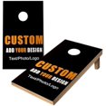thumbnail image 2 of Harley Davidson Cornhole Board Wraps (2PCS) - Red Vinyl Decal Sticker Set For Boards 2 of 6