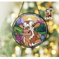 thumbnail image 1 of Custom Cow Portrait Glass Suncatcher, Animal Glass Art, Cow Window Hangings, Pet Portrait From Photo, Pet Christmas Gift, Cow Lover Gift 1810411468 7460, 1 of 4