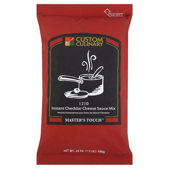 Custom Culinary 12101HCFPZ Mix, Sauce Cheese Cheddar Instant Shelf Stable