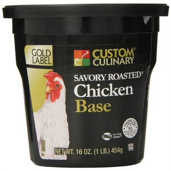 Custom Culinary Gold Label Base Savory, Roasted Chicken, 1 Pound