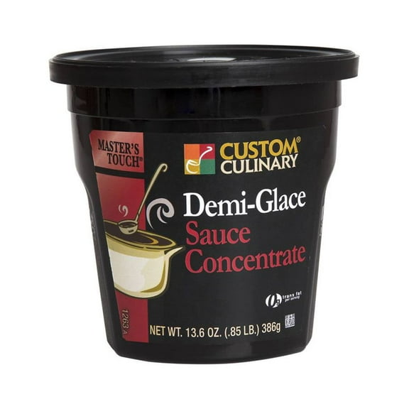 Custom Culinary Master's Touch Custom Culinary Demi-Glace Sauce Concentrate, 13.6-Ounce Jars (Pack of 6)
