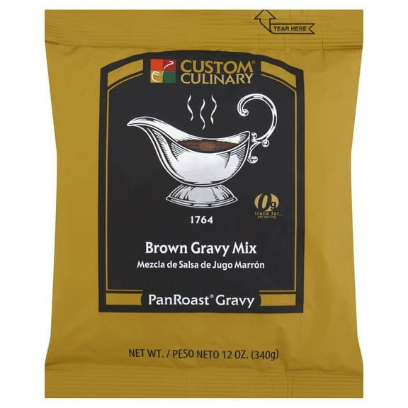 Custom Culinary PanRoast Brown Gravy Mix This is 1 - 12 ounce package.