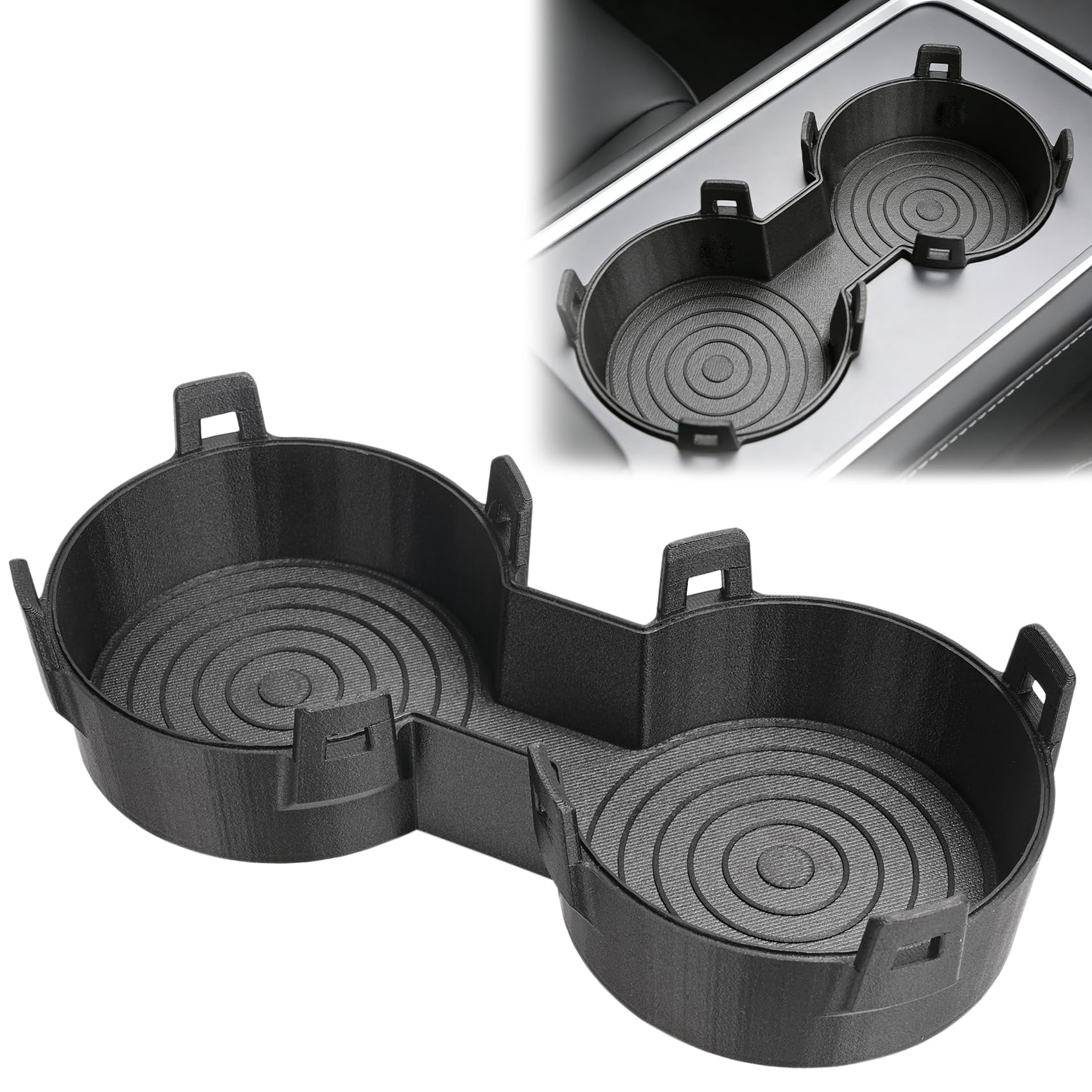 Cup Holder Replacement for Jetta A6 2011-2016, Center Console Drink Holder Insert, Interior Organizer Accessory for Vehicle Cabin