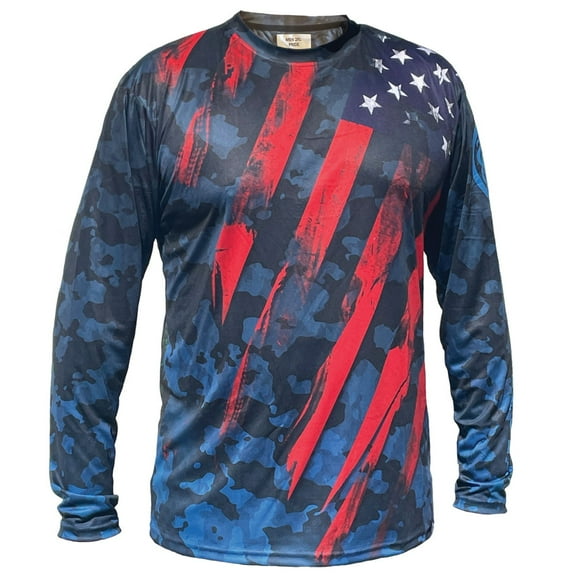 Custom Cut Fishing Jersey - Patriot Fin