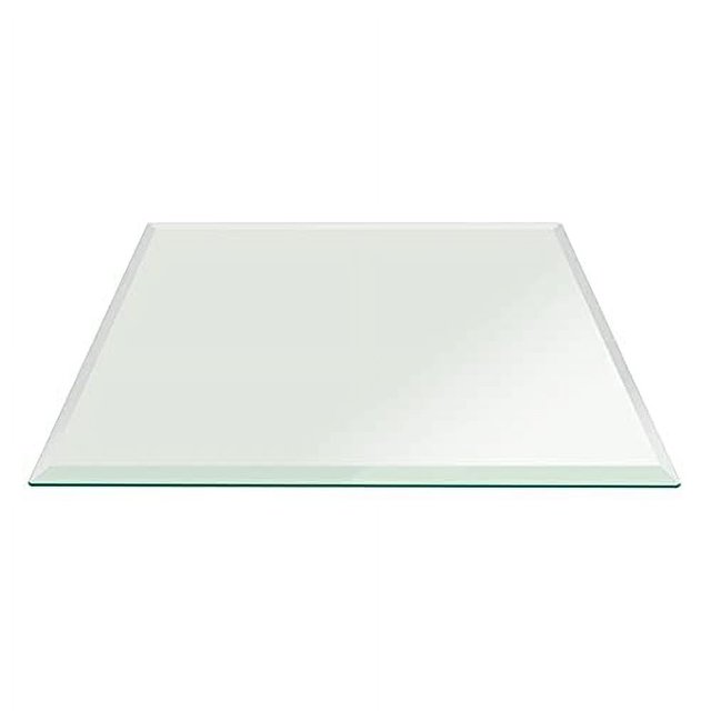Custom Cut Glass 1/2" Thick Clear Tempered Glass Cut to Size