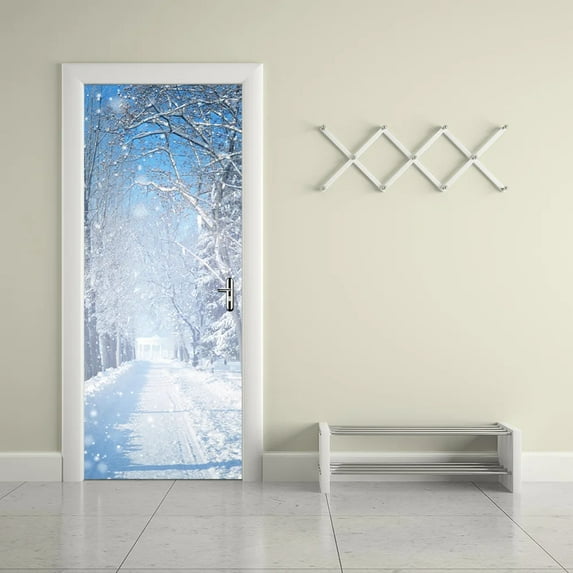 Custom D Door Sticker Fridge Refrigerator Stickers Self Adhesive Waterproof Pearl Line Butterfly Hom