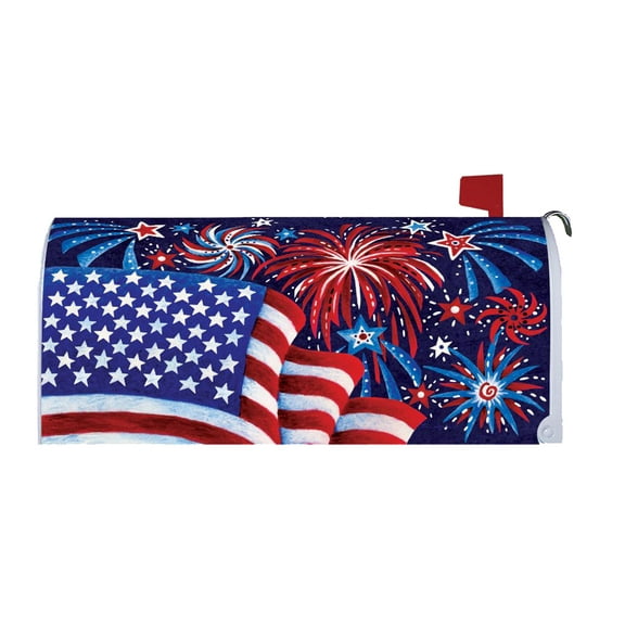 Custom Dcor Fireworks and Flag Mailbox Makeover