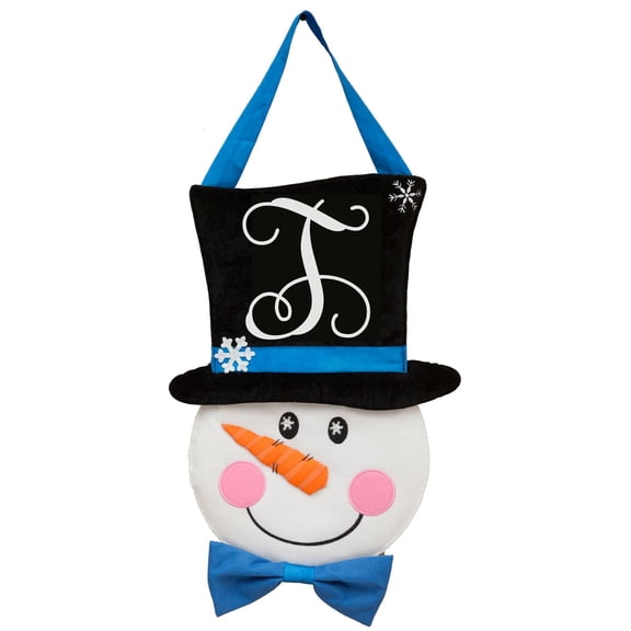 Custom Dcor Snowman Monogram T Hang Around