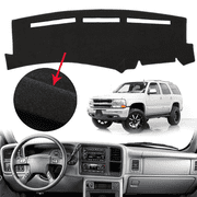 Custom Dashboard Cover for Chevy Silverado Tahoe Suburban GMC Sierra Yukon 2001-2006, UV Protective Dash Mat, Non-Slip Design
