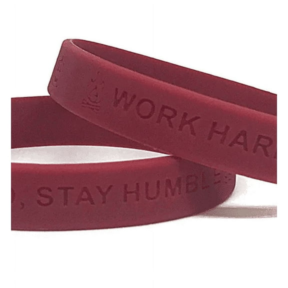 Custom Debossed Wristband 100-pk