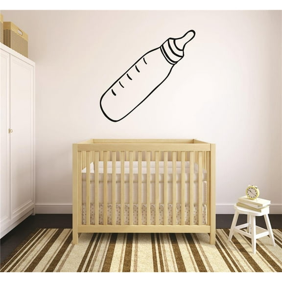 Custom Decals Baby Bottle Boy Girl Unisex 14x28 Inches