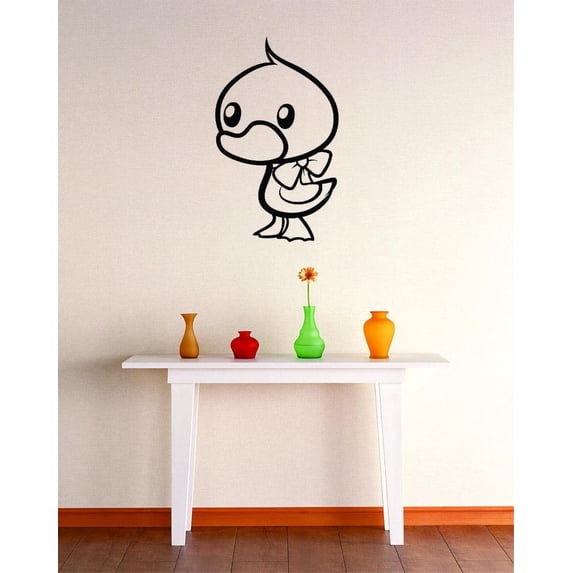 Custom Decals Bird Bath Kids Animal Design 12x18 Inches