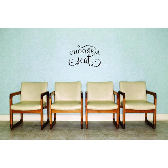 Custom Decals Choose A Seat Inspirational Quote 12x18 Inches