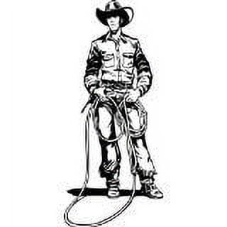 Custom Decals Cowboy 20x14